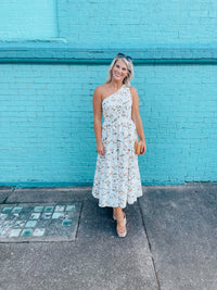 It's All A Dream One Shoulder Midi Dress