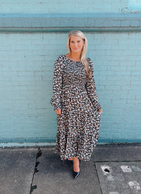 Forever With Me Smocked Midi Dress