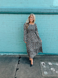 Forever With Me Smocked Midi Dress