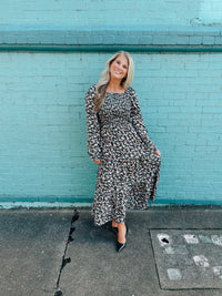 Forever With Me Smocked Midi Dress