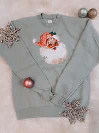 Vintage Santa Crewneck Sweatshirt (S-2XL)