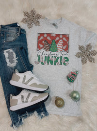 Christmas Tree Cake Junkie Tee (S-2XL)