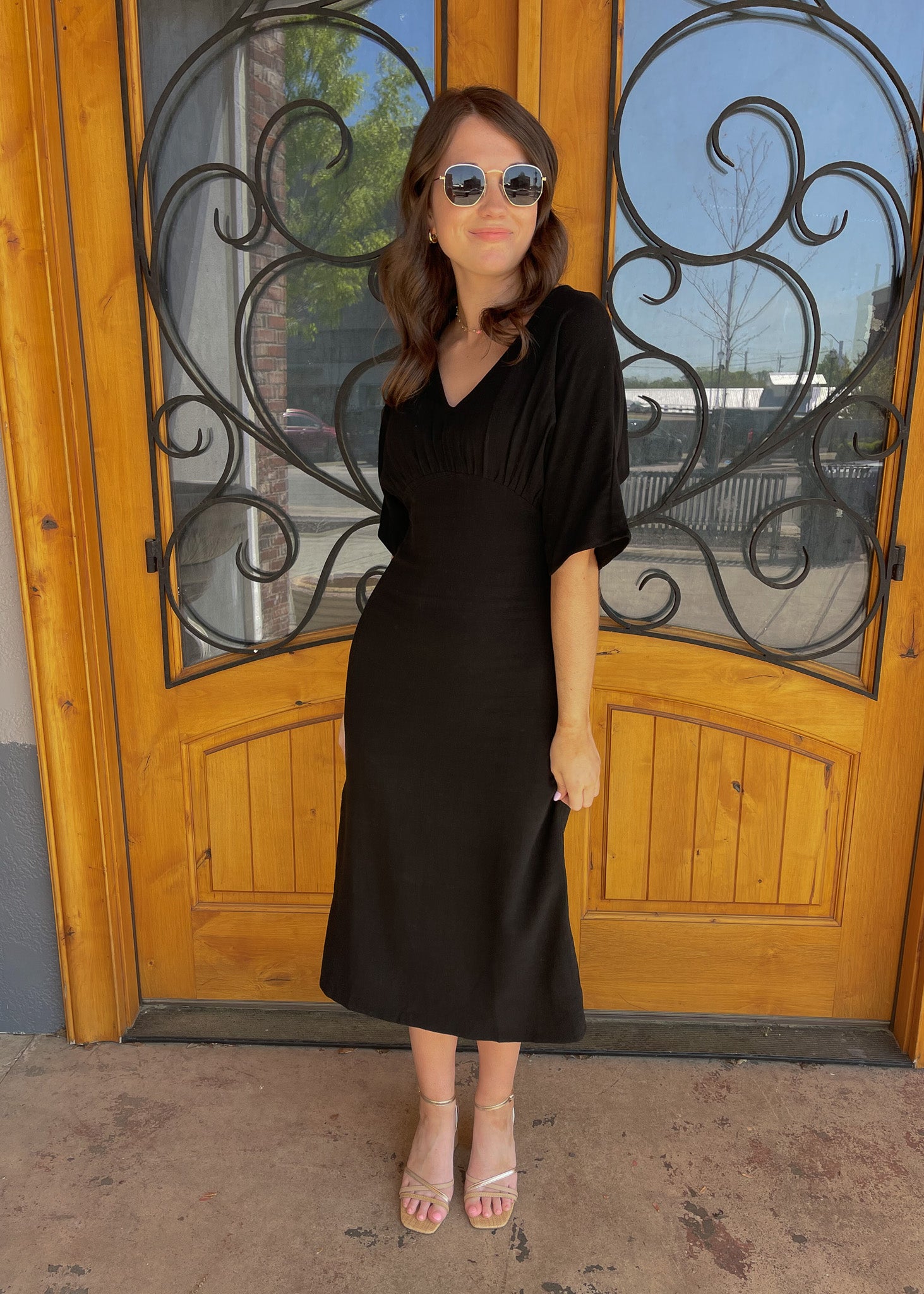 Keep It Chill Midi Linen Dress