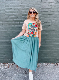 Follow The Flow Midi Skirt