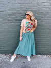 Follow The Flow Midi Skirt