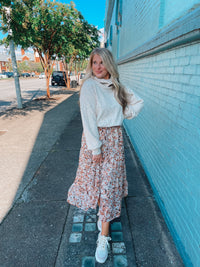 Spin Me Around Midi Skirt