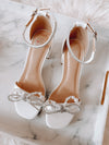 Be My Forever Pearl Bow Heels