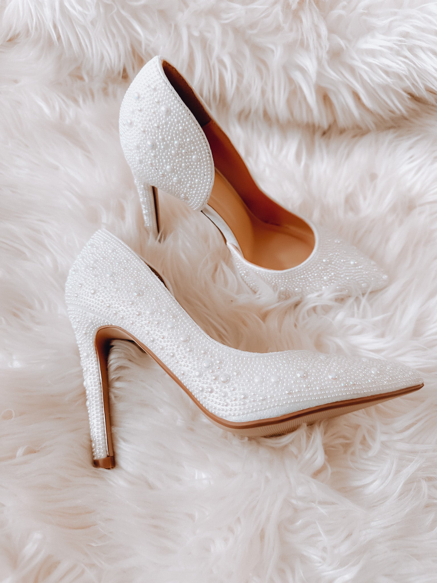 Graceful Glamour White Pearl Heels – The Sassy Owl Boutique Graceful Glamour White Pearl Heels – The Sassy Owl Boutique