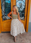 Know My Heart Floral Midi Skirt