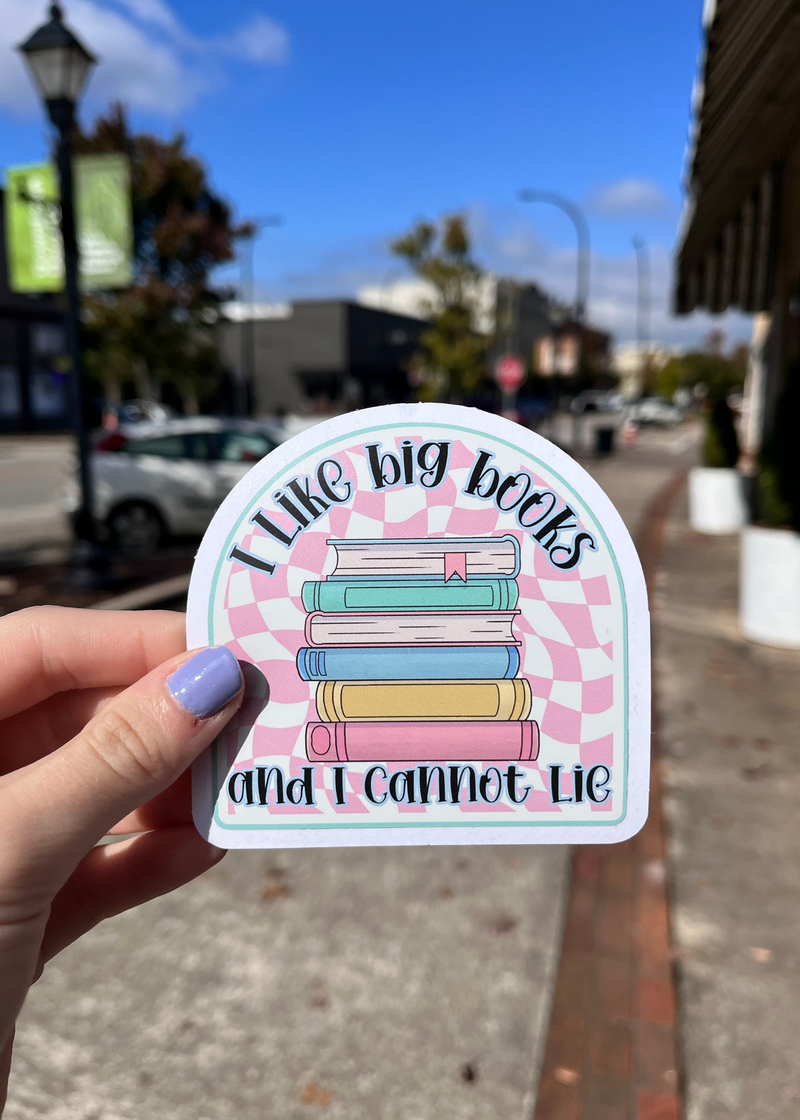 I Like Big Books Sticker