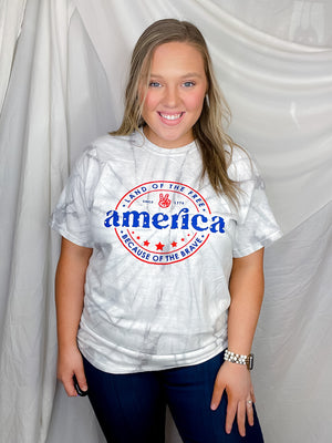 Land Of The Free Since 1776 Graphic Tee (S-2XL)