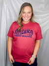 America The Beautiful Graphic Tee (S-XL)