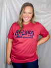 America The Beautiful Graphic Tee (S-XL)