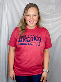 America The Beautiful Graphic Tee (S-XL)