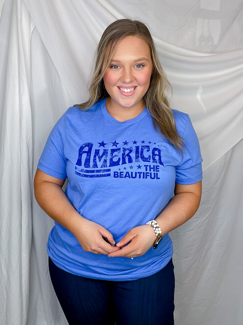 America The Beautiful Graphic Tee (S-XL)