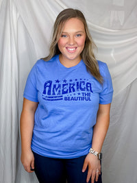 America The Beautiful Graphic Tee (S-XL)