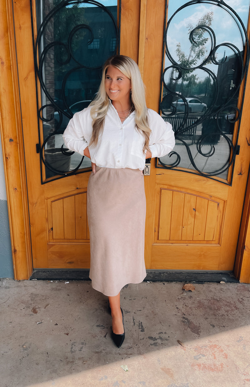 Showers Of Kindness Midi Skirt