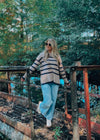 Calm Evening Striped Sweater (S-XL)