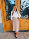 Showers Of Kindness Midi Skirt