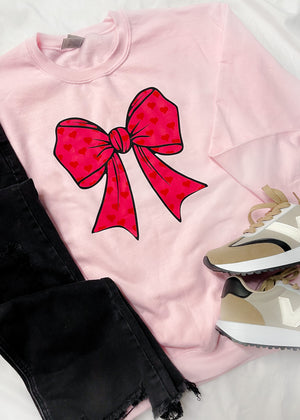 Heart Bow Sweatshirt (S-2XL)