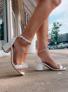 Be My Forever Pearl Bow Heels