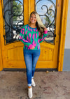 Feeling Fabulous Colorful Leopard Sweater
