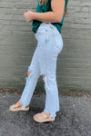 Keep It Easy High Rise Distressed Jeans