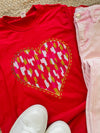 Heart Brushstroke Graphic Tee (S-2XL)