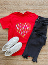 Heart Brushstroke Graphic Tee (S-2XL)