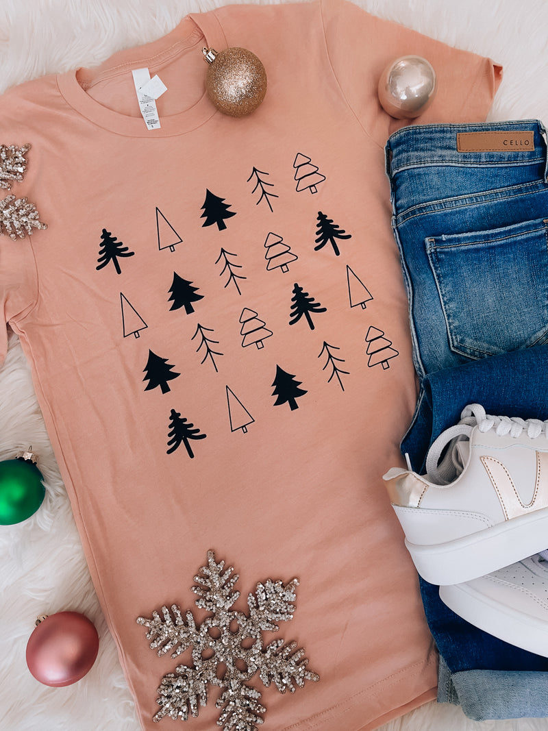 Christmas Tree Grid Tee (S-2XL)