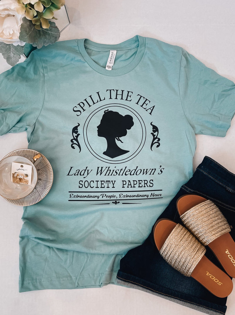 Spill The Tea Graphic Tee (S-3XL)