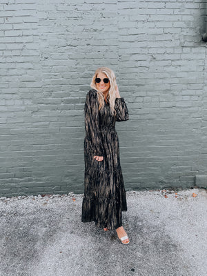 Hidden Smiles Maxi Dress