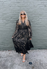 Hidden Smiles Maxi Dress