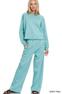At Its Best Fleece Long Sleeve Two Piece Set