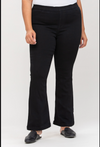 Black Pull on Flares 30" inseam (S-3XL)