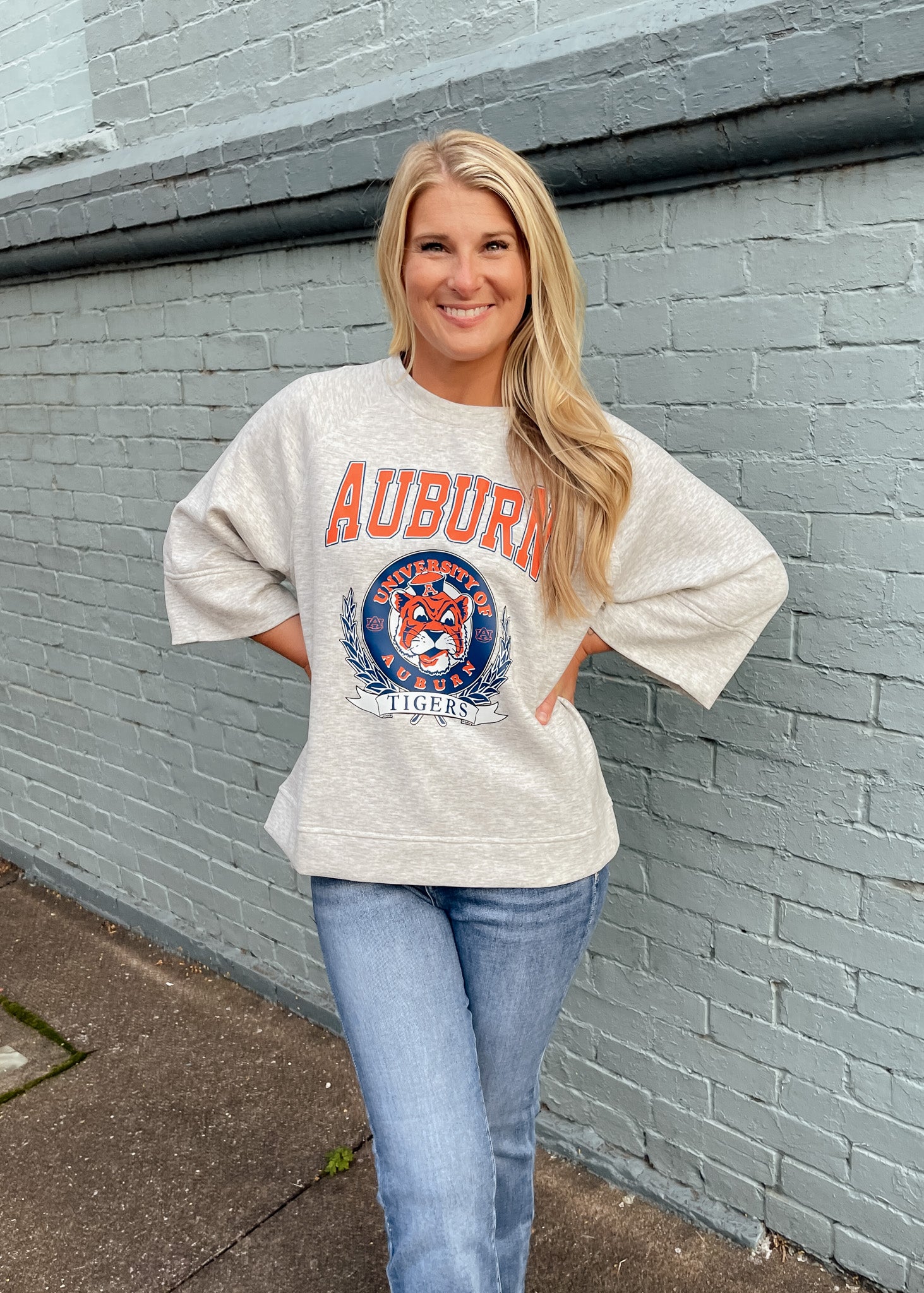 Vintage Team Scuba 3/4 Sleeve Pullover