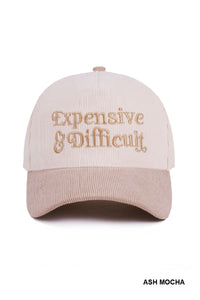 Expensive & Difficult Hat - Floral, Leopard, & Ash Mocha