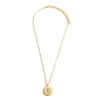 My Love Initial Circle Necklace - The Sassy Owl Boutique