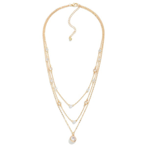Dainty Layered Pendant Necklace