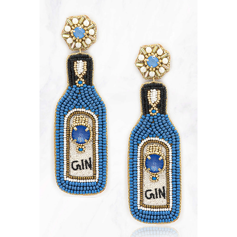 Earrings feature a light weight feel, beaded detailing and runs true to size!-GIN