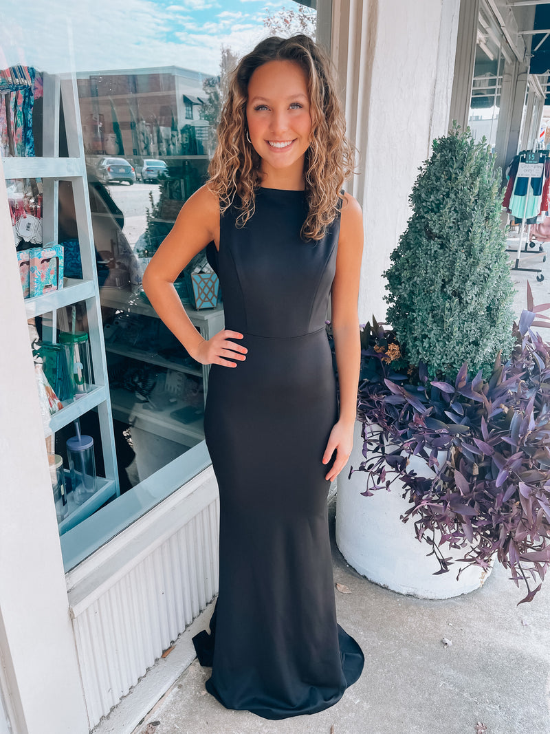 In A Fantasy World Maxi Dress- Black