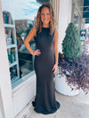 In A Fantasy World Maxi Dress- Black