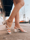 The Slip Into Style Heels offer a compelling option for formal occasions. Featuring a stylish strap detail, a sleek small heel and a sophisticated finish, they're perfect for weddings and everyday wear. Experience the elegance and ease of a soft and comfortable fit, creating the perfect look for any event.-bone