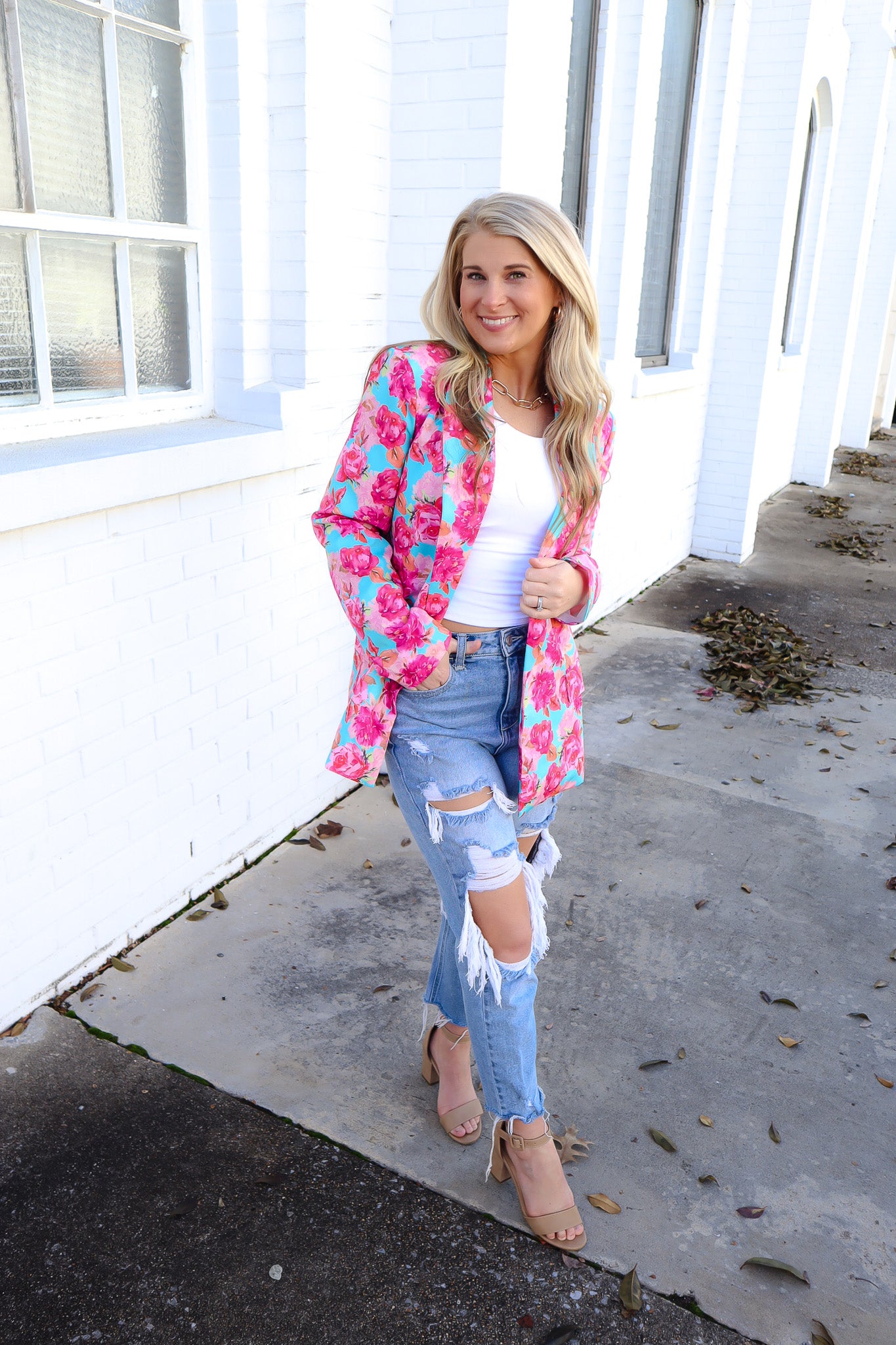 Perfect Vision Floral Blazer – The Sassy Owl Boutique