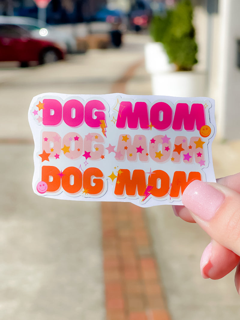 Retro Dog Mom Sticker Decal