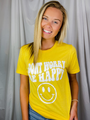 Don't Worry- Be Happy Tee (S-3XL)