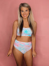 Feeling Coastal Tie Dye Bikini Swimsuit