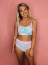 Feeling Coastal Tie Dye Bikini Swimsuit