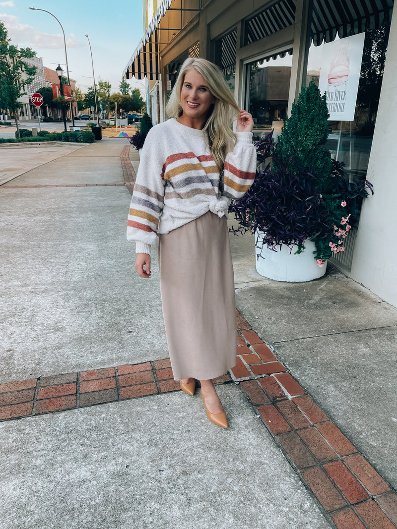 Showers Of Kindness Midi Skirt