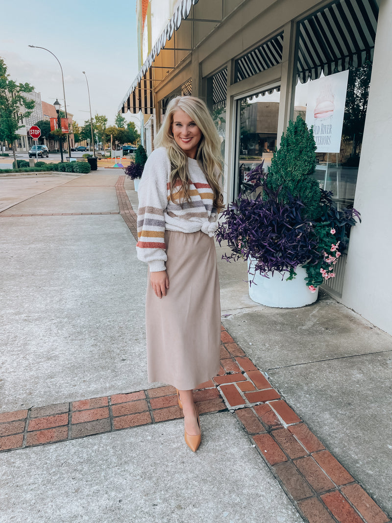 Showers Of Kindness Midi Skirt